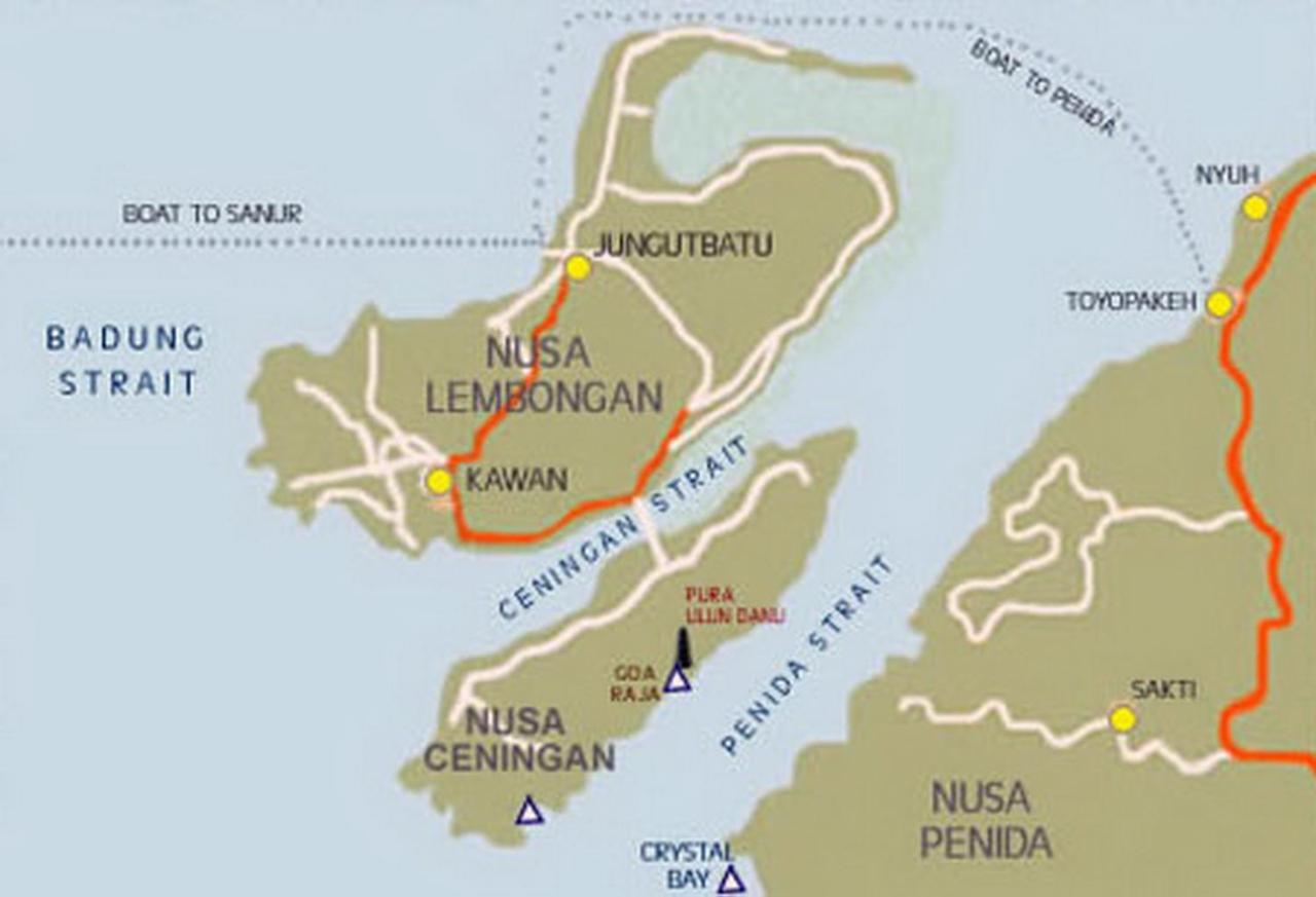 Ocean Hostel Ceningan Island 外观 照片